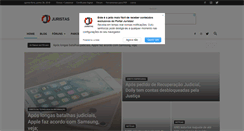 Desktop Screenshot of juristas.com.br