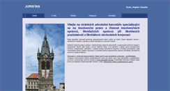 Desktop Screenshot of juristas.cz