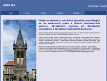 Tablet Screenshot of juristas.cz
